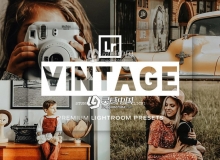 经典复古情绪人像电影胶片LR预设手机LR滤镜 Vintage Lightroom Presets