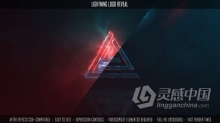 闪光能量线条烟雾动画LOGO演绎视频片头制作 AE模板 AE工程文件 Lightning Logo Reveal