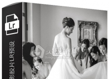 经典婚礼摄影黑白电影胶片Lightroom预设 Black & White LR Presets