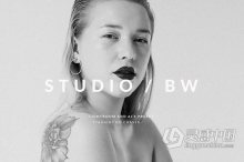 经典杂志人像黑白胶片Lightroom预设 Black & White LR preset