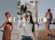 复古电影胶片Lightroom预设/APP预设 RETRO FILM Lightroom Presets Pack