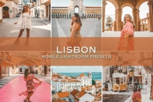 旅拍人文风光Lightroom预设+APP调色滤镜 5 Lisbon Lightroom Presets