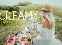 奶油色调旅拍人像LR预设+APP预设 Creamy LR Mobile, Desktop & ACR