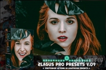 LR预设 工业风电影胶片人像调色Lightroom预设与手机版APP滤镜 2lagus presets v09