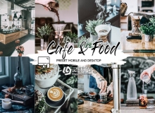 美食摄影电影胶片LR预设+手机APP预设 CAFE & FOOD FILM LIGHTROOM