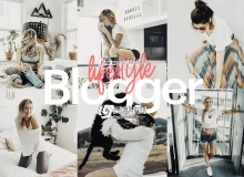 Ins奢华人像生活灰色调手机版LR预设Lightroom Preset-Blogger