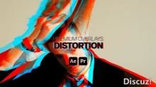 AE与PR模板-高级叠加失真滤镜效果模板下载 Premium Overlays Distortion