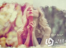 现代美丽优雅水墨视差幻灯片相册动画AE模板 Videohive Elegant Slideshow 17443254