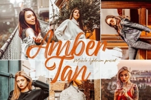 琥珀棕褐色旅拍人像Insta滤镜LR预设/手机滤镜 Amber Tan Lightroom Presets