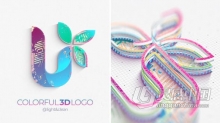 AE模板 3D彩色绘图标志公司企业LOGO动画 AE工程 AE文件