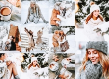 冬季仙境调色移动版Lr预设 WINTER WONDERLAND LIGHTROOM PRESETS