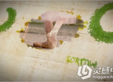 墨迹画布相册AE模板 VideoHive - Regret - A Paint and Canvas Template