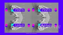 AE模板 抽象多彩图形设计时尚开场视频片头动画制作 AE工程 AE文件