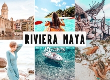 海滨玛雅明亮柔和复古人像LR预设+APP预设 Riviera Maya Lightroom