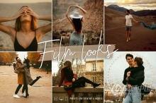 复古电影胶片人像LR预设/移动APP照片滤镜 Vintage Film Lightroom Presets