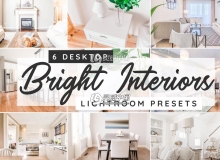 家居室内房地产酒店摄影明亮通透LR预设 Bright interiors presets
