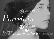 黑白摄影Lightroom预设 Porcelain B&W Lightroom Presets