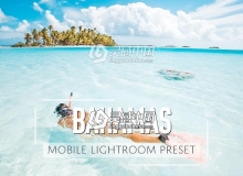 摄影博主巴哈马旅行摄影手机版LR预设 Mobile Lightroom Bahamas