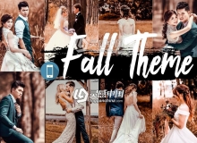秋季婚礼人像电影胶片Lightroom预设/ACR预设 Fall Lightroom Preset