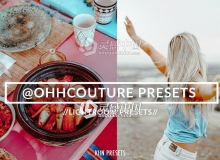 旅行人文风景博客Lightroom预设 blogger @ohhcouture inspired presets