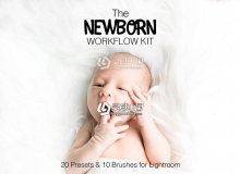 新生儿后期工作流程Lightroom预设套件 Newborn Lightroom Presets