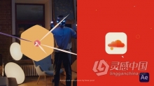 AE模板 多彩时尚MG图形动画LOGO视频片头 AE工程 AE文件