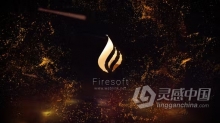 AE模版-震撼爆炸金色粒子标志动画AE模版下载 Gold Particles Logo