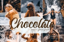 旅拍写真巧克力人像免费Lightroom预设/手机APP滤镜 Chocolate Lightroom Presets