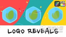 FCPX插件-16种简洁开场LOGO标志展示动画 Colorful Logo Reveal Pack