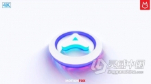 AE模板 发光特效3D标志挤压三维LOGO动画视频 AE工程 AE文件
