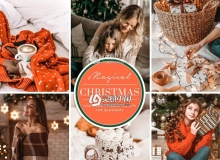圣诞节色调LR预设/移动APP预设 Christmas Lightroom Presets