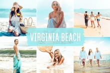 明亮通透海滩写真人像Lightroom预设/移动LR预设 Virginia Beach Lightroom Presets