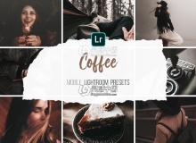 咖啡电影色调移动手机版LR预设Mobile Lightroom Presets - Coffee