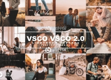 VSCO效果旅拍人像后期VSCO 2.0Lightroom预设/app预设 VSCO 2.0