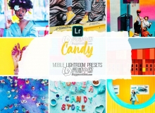 清新糖果色调移动手机版Lightroom预设 Candy Mobile Lightroom Presets