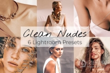 质感通透裸色时尚人像Lightroom预设/手机APP预设Clean Nudes – Lightroom Preset