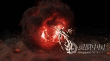 风暴龙卷风火焰烟雾特效恶魔手骨魔术师视频片头 AE模板 AE工程文件 Demonic Magic Logo