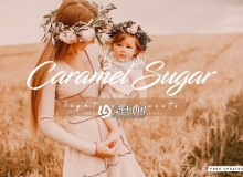 流行焦糖棕褐色电影胶片LR预设+APP Caramel Sugar Lightroom Presets