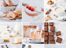 经典美食摄影LR预设+移动版食物预设 Minimal Lightlight Presets