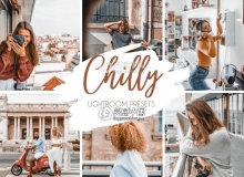 时尚街拍人像LR预设/APP滤镜 Chilly Mobile & Desktop Lightroom Presets