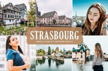 史特拉斯堡旅拍电影色调Lightroom预设/APP预设 Strasbourg Pro Lightroom Presets