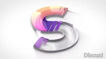 PR模板-绸带效果生成标志轮廓明亮LOGO动画PR模板下载