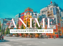 动漫色系颜色分级LR预设+LUT预设 Anime Lightroom Presets and LUTs