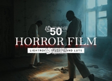 恐怖冷色调电影效果LR预设+3DLUT预设 Horror Film Lightroom Presets SparkleStock