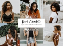 巧克力健康肤色人像写真Lightroom预设 Dark Chocolate lightroom presets