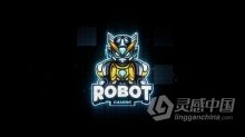 AE模板 霓虹灯赛博朋克损坏故障特效LOGO视频片头 AE工程文件
