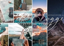 INS博客旅拍LR预设+手机APP预设 Travel Blogger Lightroom Presets