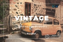 LR预设 奥斯卡老电影褪色胶片Lightroom预设/移动APP滤镜 Bangset vintage preset