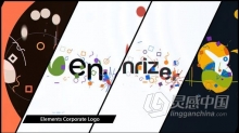 AE模板 运动图形元素演绎公司LOGO品牌宣传视频片头 AE工程 AE文件