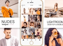 INS风裸色时尚人像LR预设/手机LR预设Nudes-instagram Lightroom Preset